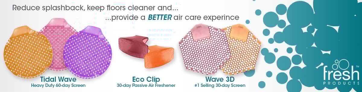 Fresh Urinal Screens/Bowl Clips