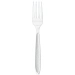 FORK HEAVY-WEIGHT WHITE POLYPROPYLENE 1000/C