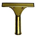 Ettore Pro Series Solid Brass Window Squeegee - 6"