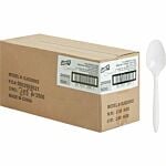 TEA-SPOON MEDIUM-WEIGHT WHITE  POLYPROPYLENE 1000/C