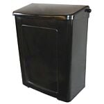 MENSTRUAL CARE RECEPTACLE WALL -MOUNT METAL BLACK