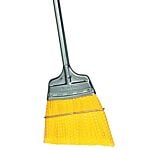 MDB Poly Corn Flagged Poly Angled Upright Broom - Large, Yellow
