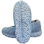 SHOE COVERS W/TREAD LARGE  SPUNBOND PE BLUE 300/