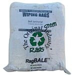 Reclaimed White Cut Cotton Terry Towel - 20 lb.