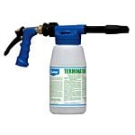 Buckeye foam and spray gun attachment for cleaning chemical application