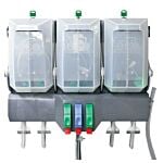 Buckeye Eco wall-mounted proportioning unit for chemical dilution