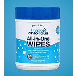 HYPO-WIPES HYPOCHLOROUS  DISINFECTANT CLEANER, 6X9",  100/TUB, 9/CS
