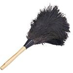 Lambskin Feather Duster Premium Black Ostrich - 13" Overall