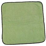 Microfiber & More 16" x 16" 300gsm Microfiber Cloth - Green