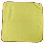 Microfiber & More 16" x 16" 300gsm Microfiber Cloth - Yellow