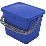 Microfiber & More Blue Bucket w/Lid
