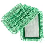 Microfiber & More 17" Velcro Back Mop - Green