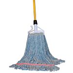 PRO-LINK Standard Loop End Wet Mop - Large, Blue