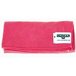 Unger red MicroWipe microfiber cloth for restroom surface cleaning