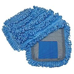 Microfiber & More 18" Tab Mop - Blue/Blue