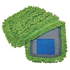 Microfiber & More 18" Tab Mop - Green/Green