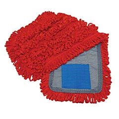 Microfiber & More 18" Tab Mop - Red/Red